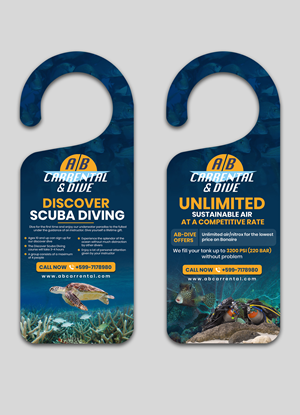 Flyer Design by debdesign for AB Dive | Design: #29760843