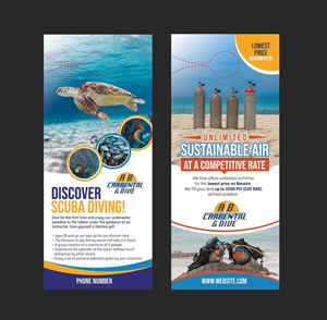 Flyer Design by DA. for AB Dive | Design: #29760277