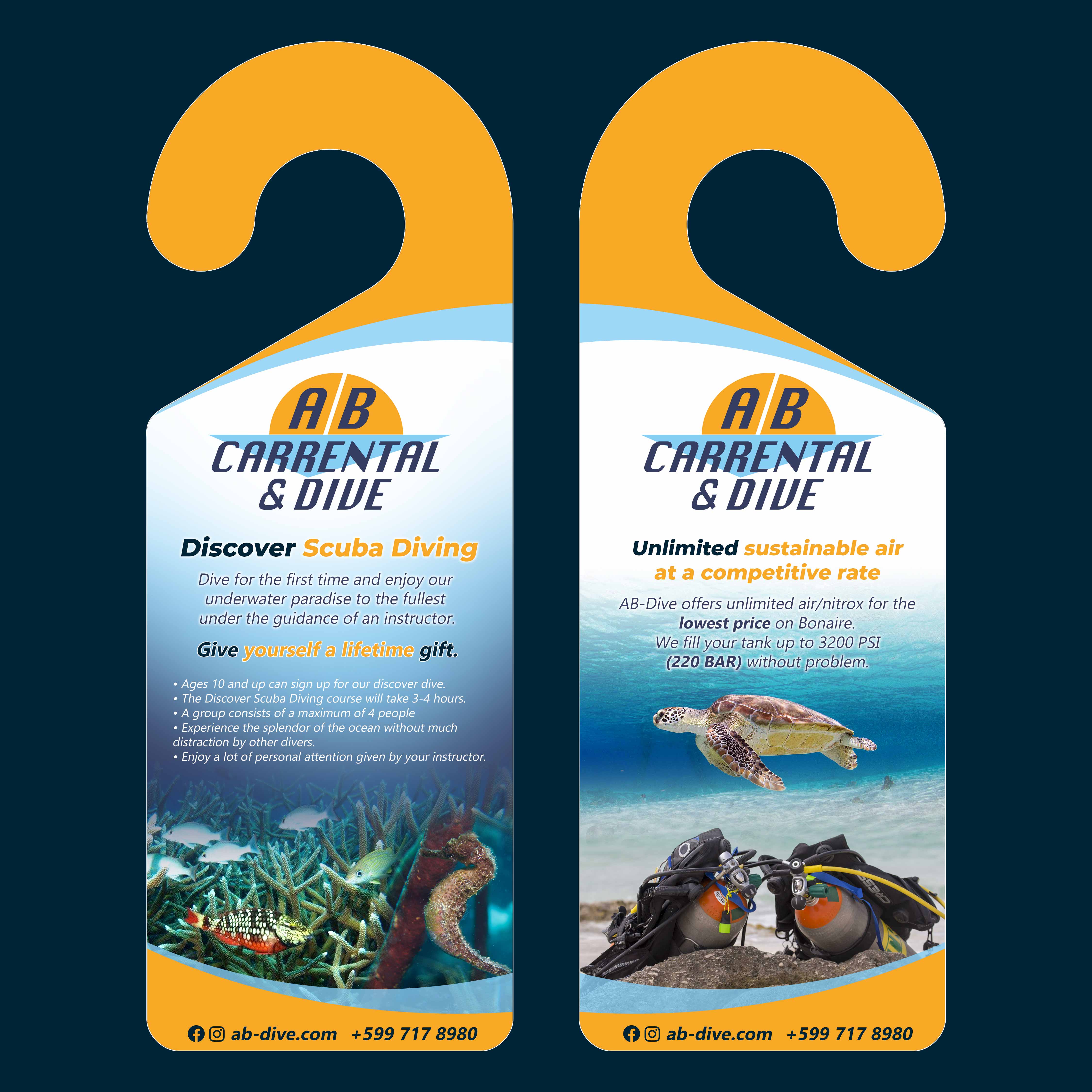 Design de Flyer par Sergio Medina pour AB Dive | Design #29755310