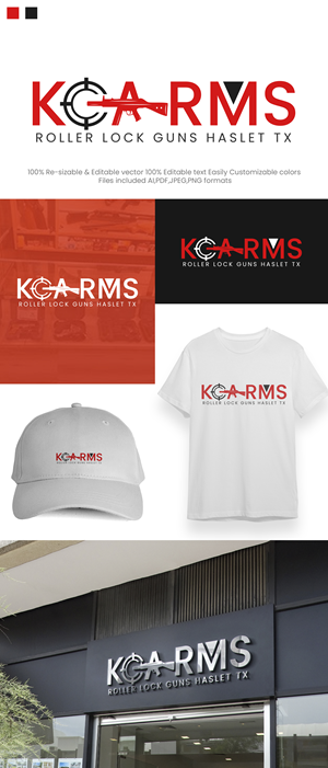 Logo Design by Design Athics for KC Arms | Design: #29751571