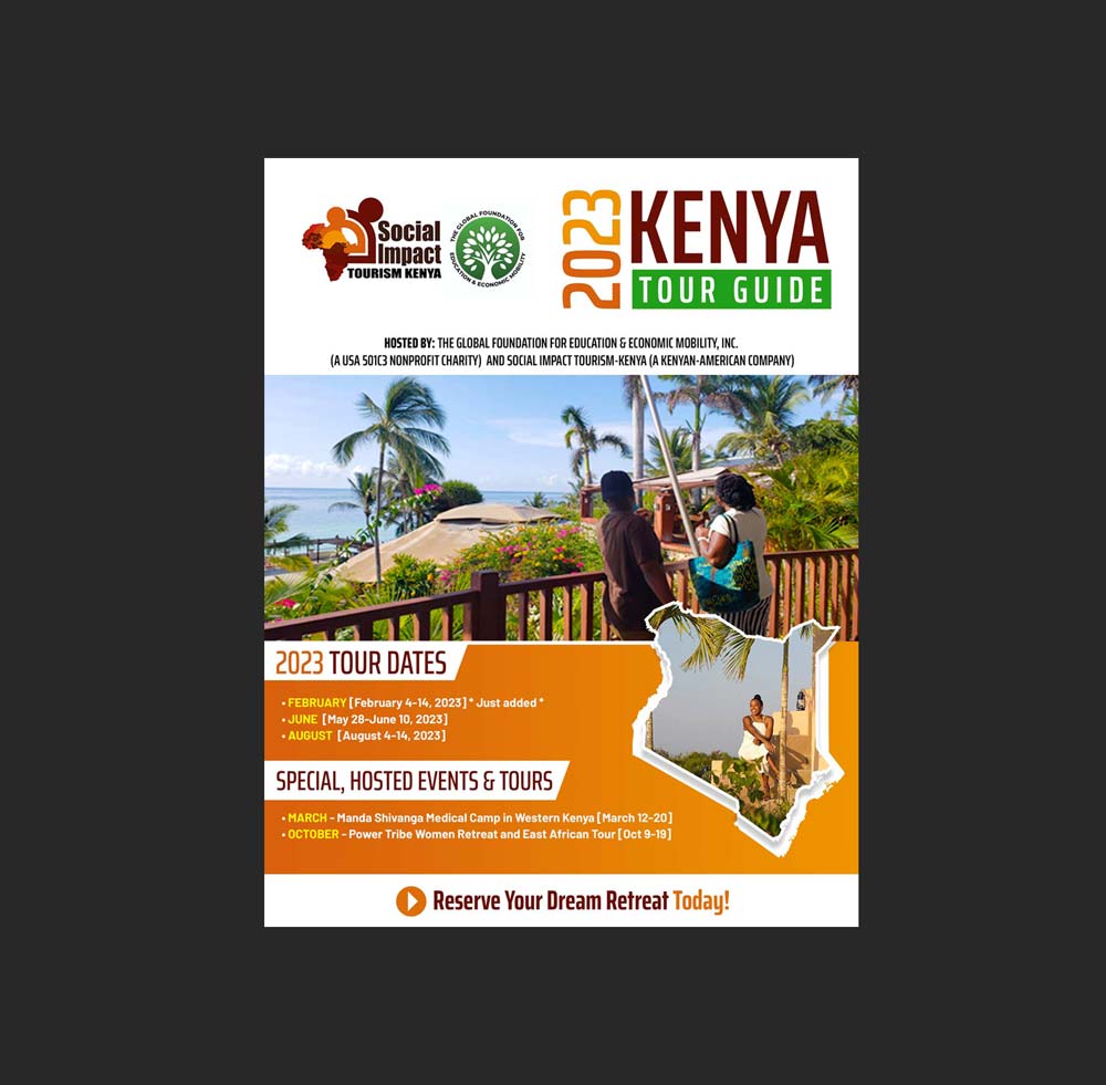 Brochure Design by DA. for Social Impact Kenya | Design #29764994