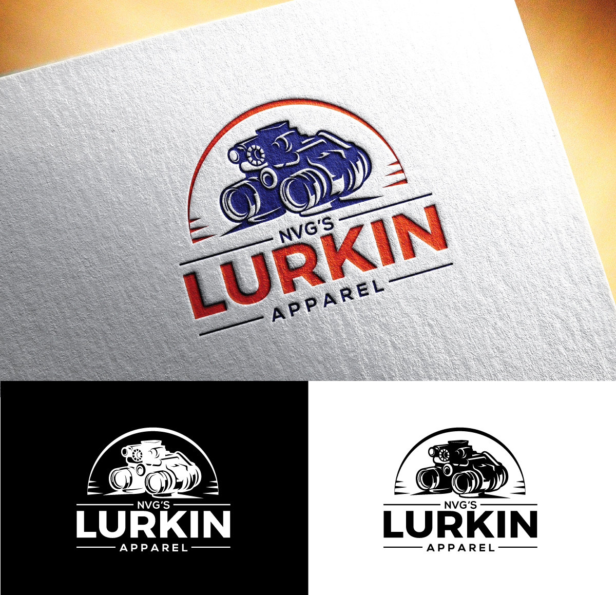 Logo Design by Logo Stock for Lurkin Apparel | Design #29755665