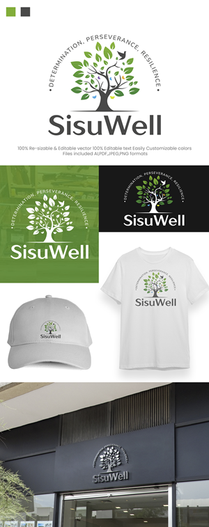 Logo Design by Design Athics for SisuWell Psychology Services Inc. | Design: #29753577