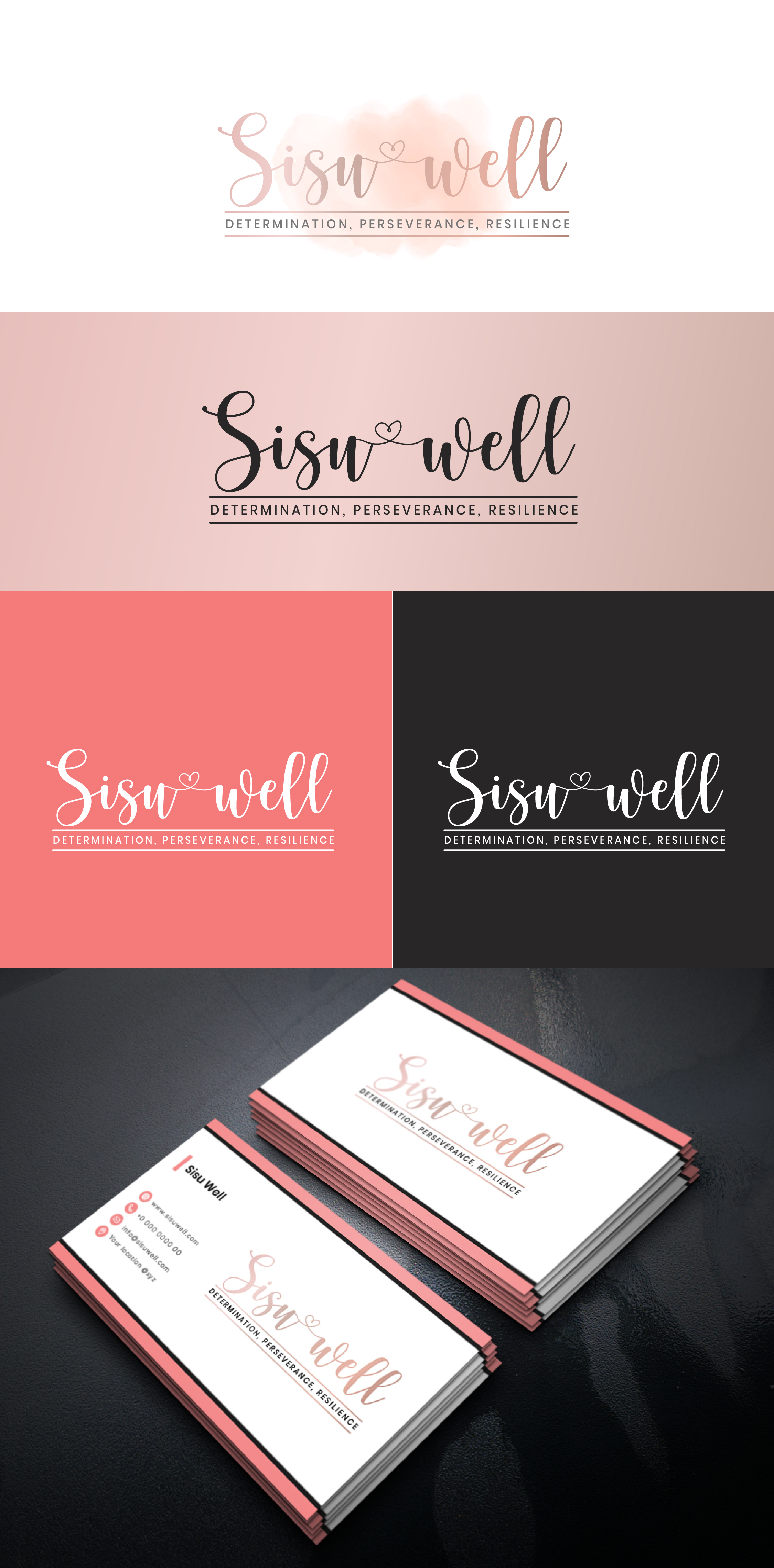 Logo Design by BOFALLO DESIGN for SisuWell Psychology Services Inc. | Design #29791005