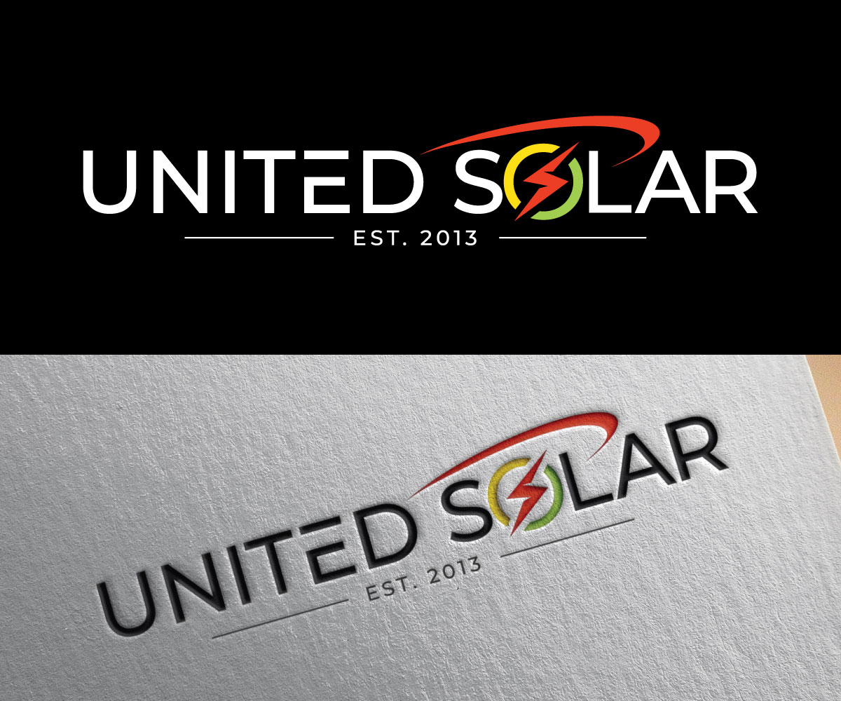 Logo-Design von Adi Graphics für United Solar & Electrical | Design #29771083