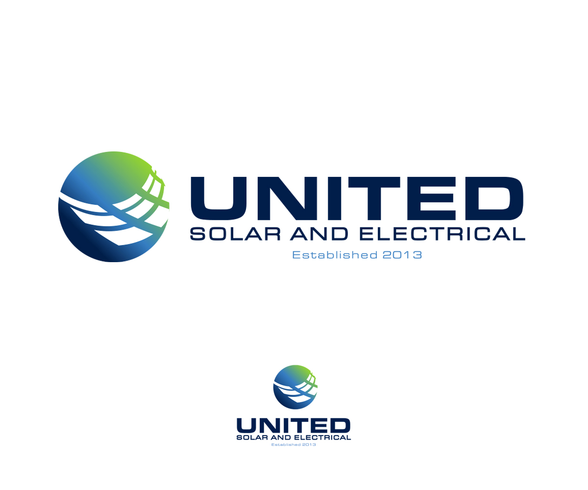 Logo Design by ELOISE LIND for United Solar & Electrical | Design #29759980