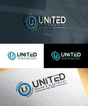 Logo Design by sol design2 for United Solar & Electrical | Design: #29758823