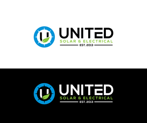 Logo Design by sol design2 for United Solar & Electrical | Design: #29760514