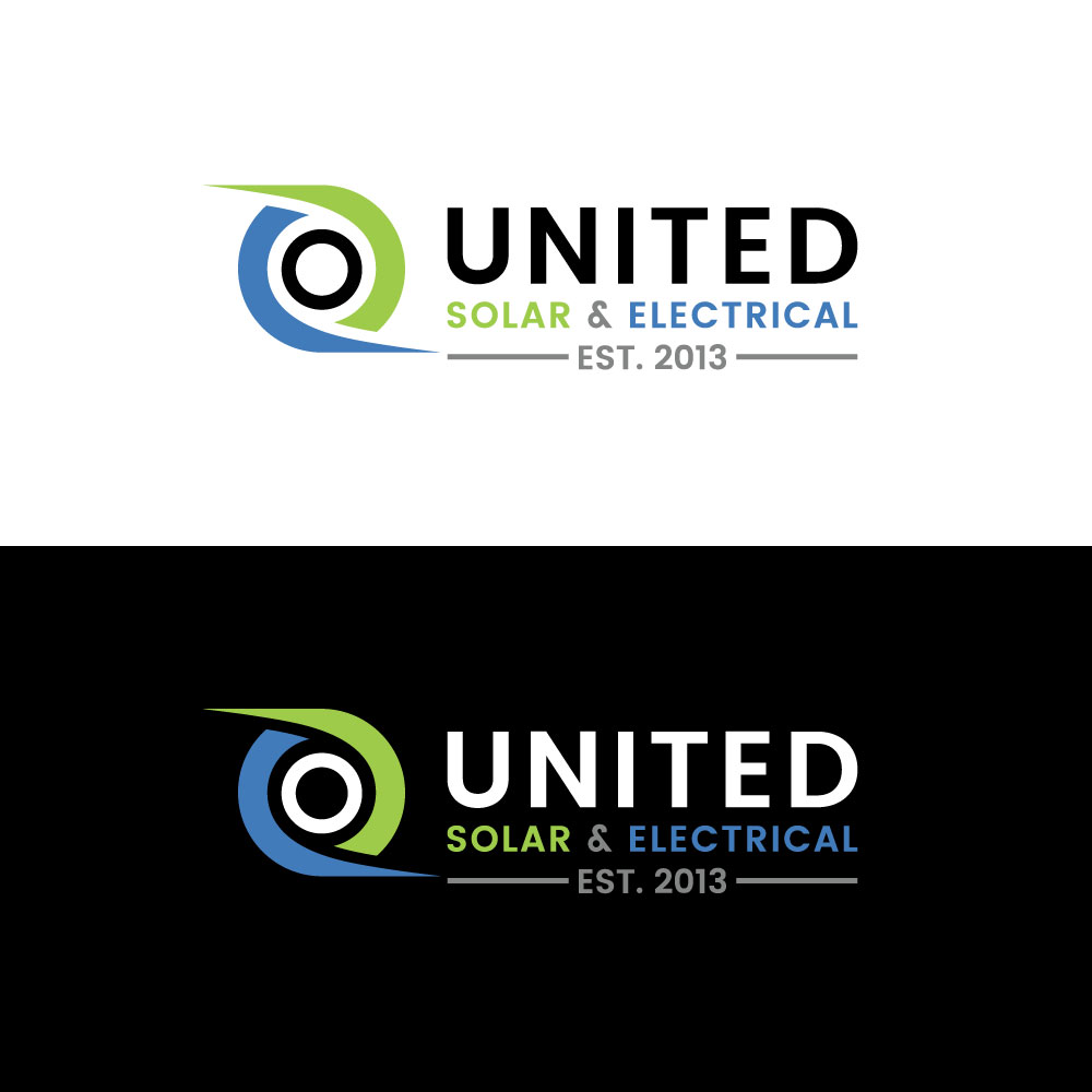 Logo Design by Sayma Fashion for United Solar & Electrical | Design #29760125