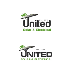 Logo Design by riyad123 for United Solar & Electrical | Design: #29759029