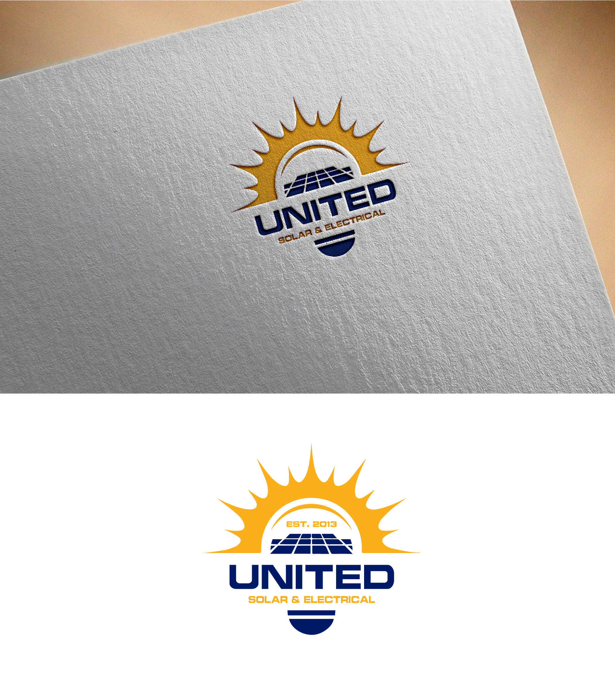 Logo-Design von riyad123 für United Solar & Electrical | Design #29759084