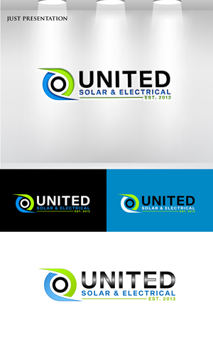 Logo Design by Mi Design1 for United Solar & Electrical | Design: #29758801