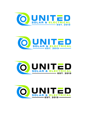 Logo Design by Mi Design1 for United Solar & Electrical | Design: #29758840