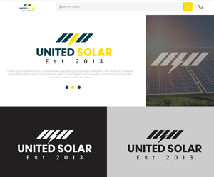Logo Design by Design Athics for United Solar & Electrical | Design: #29765580