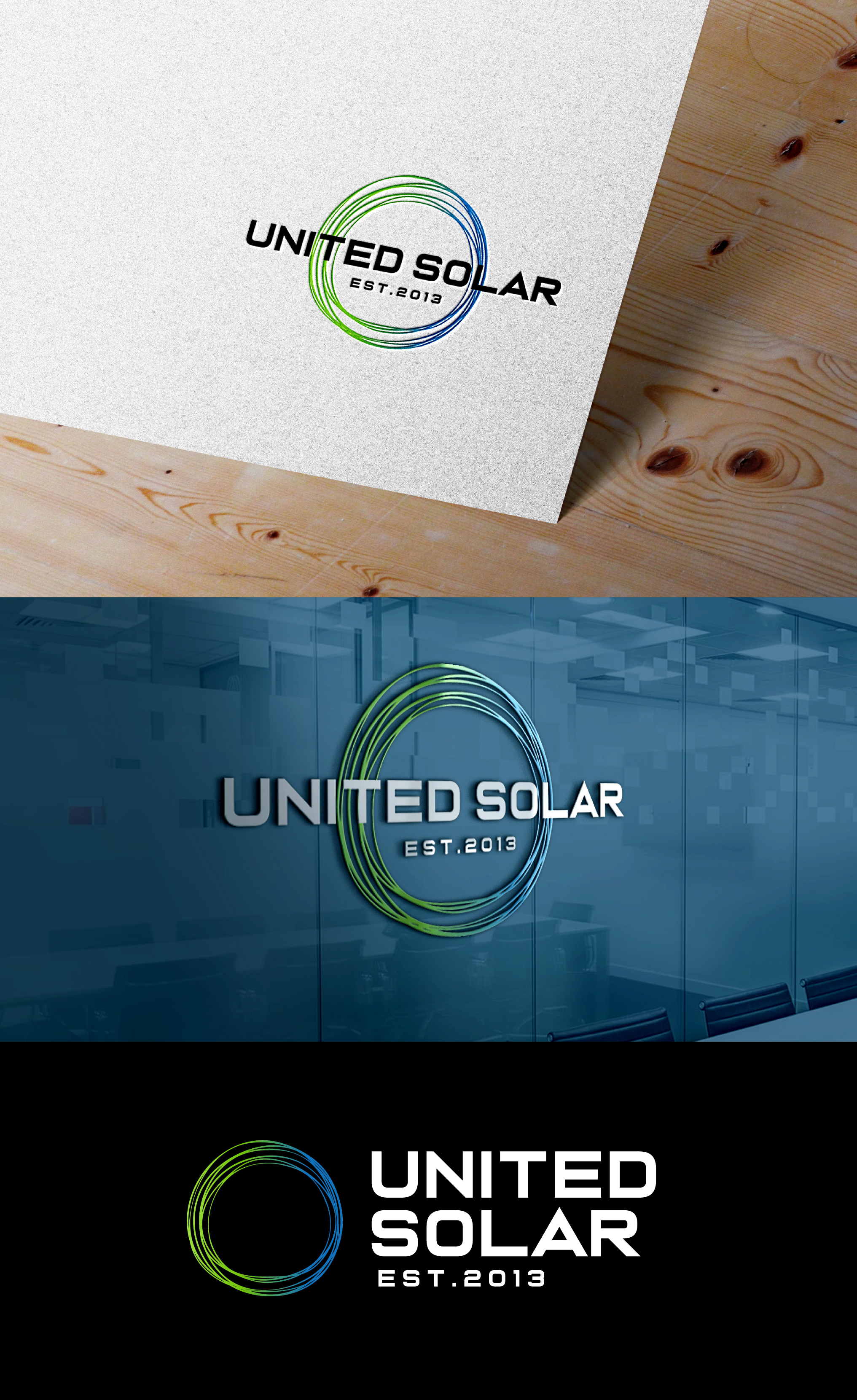 Logo Design by guruntool for United Solar & Electrical | Design #29761545
