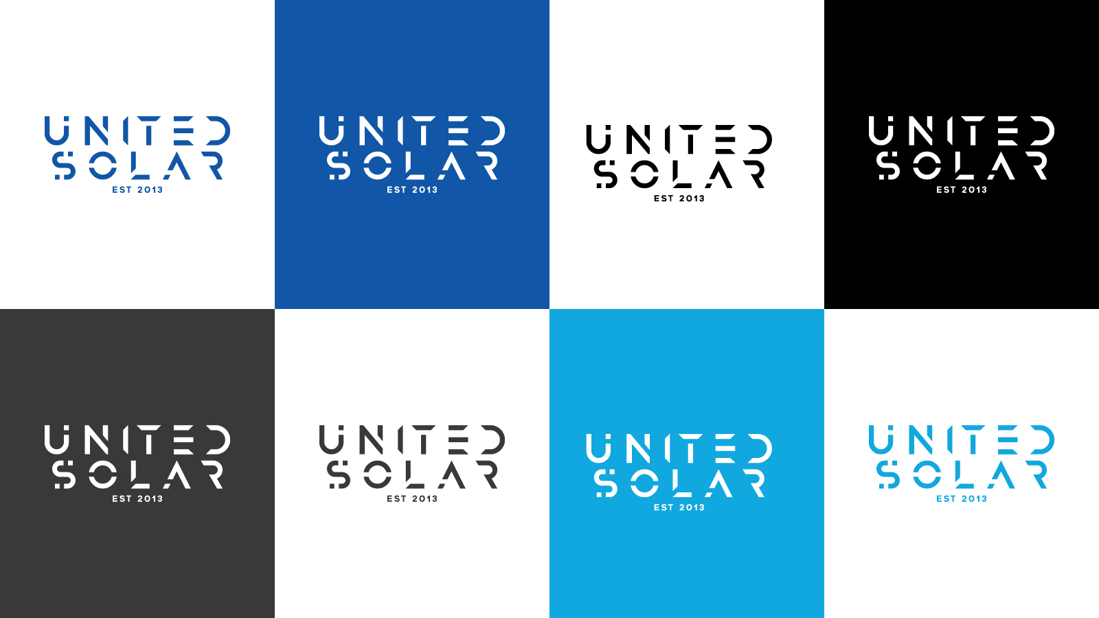 Logo Design by Shahbaz Studios for United Solar & Electrical | Design #29792311