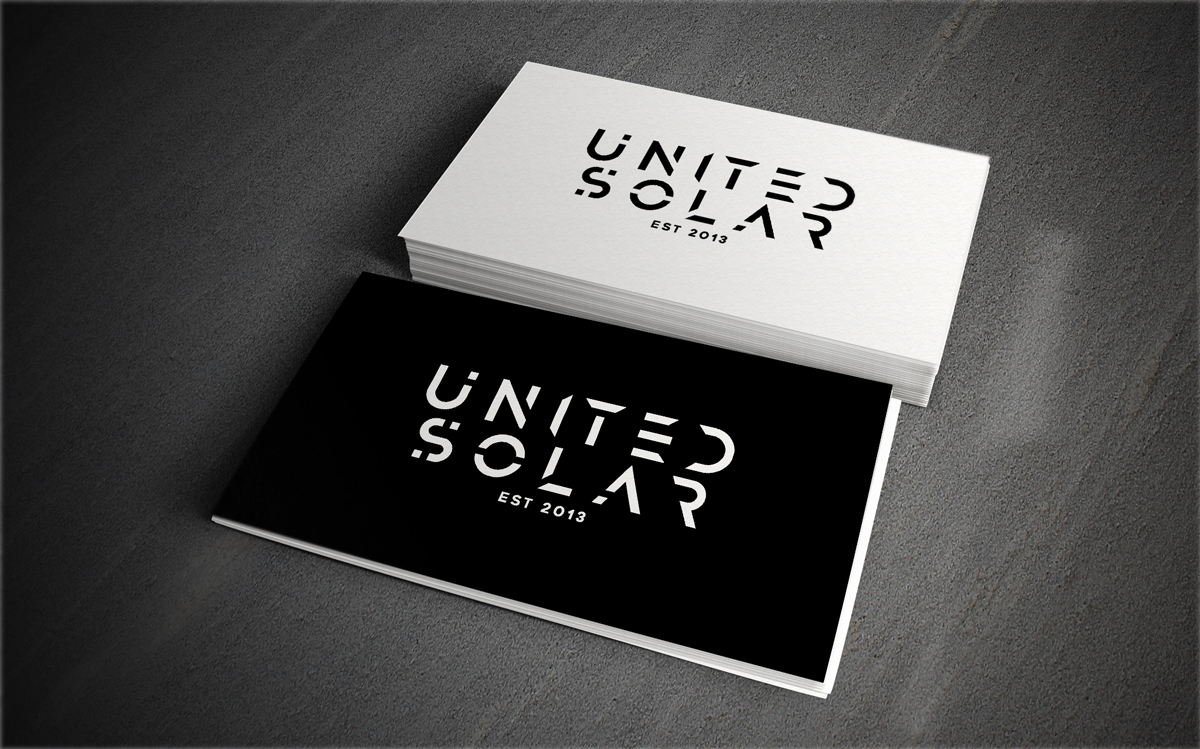 Logo Design by Shahbaz Studios for United Solar & Electrical | Design #29792319