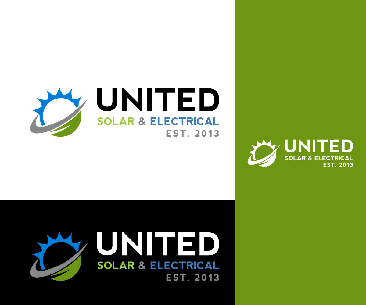 Diseño de Logo por oscar raise para United Solar & Electrical | Diseño #29758916