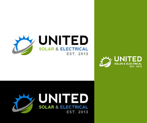 Logo Design by oscar raise for United Solar & Electrical | Design: #29758916