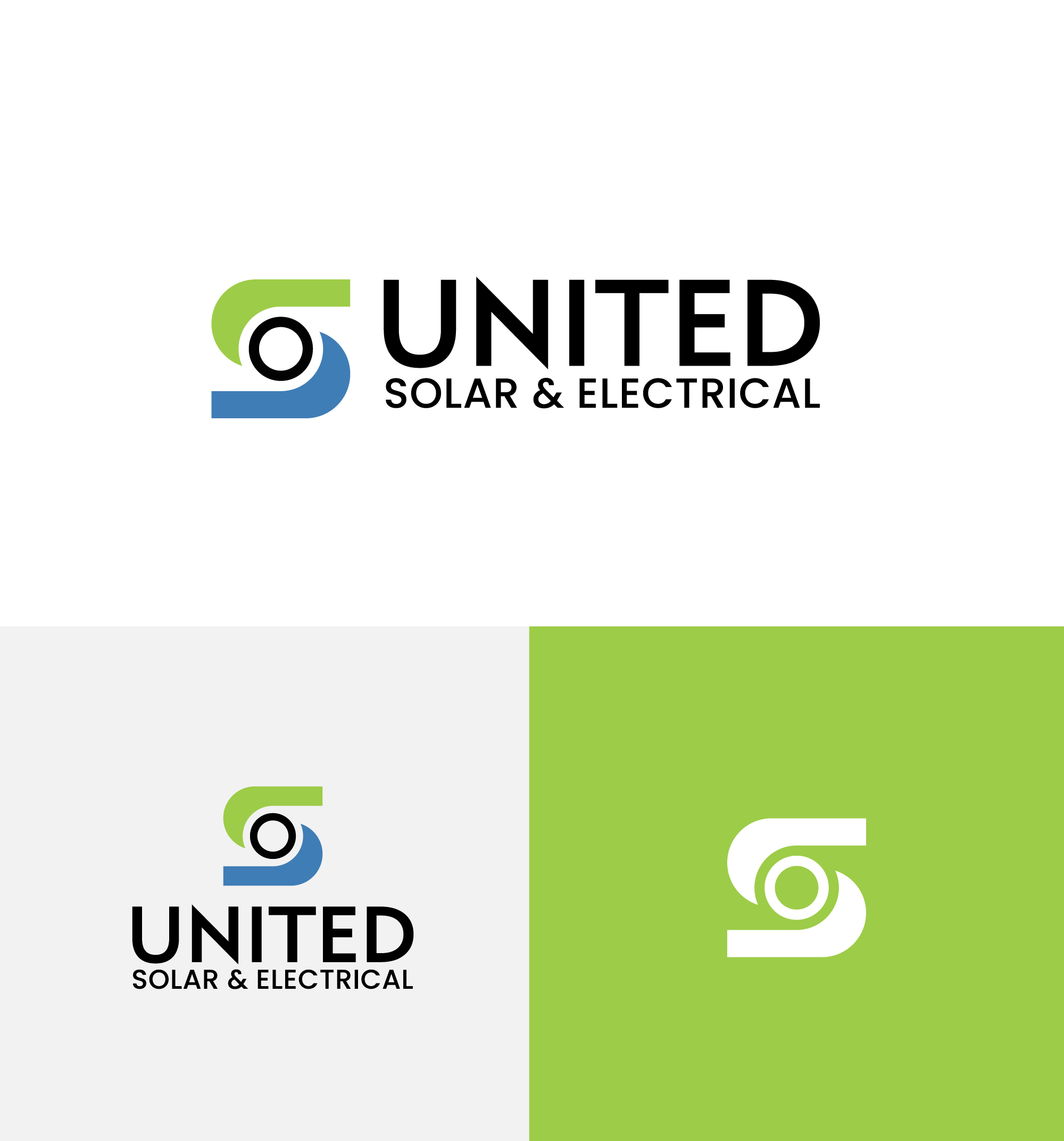 Logo Design by Arindam.Design for United Solar & Electrical | Design #29758705