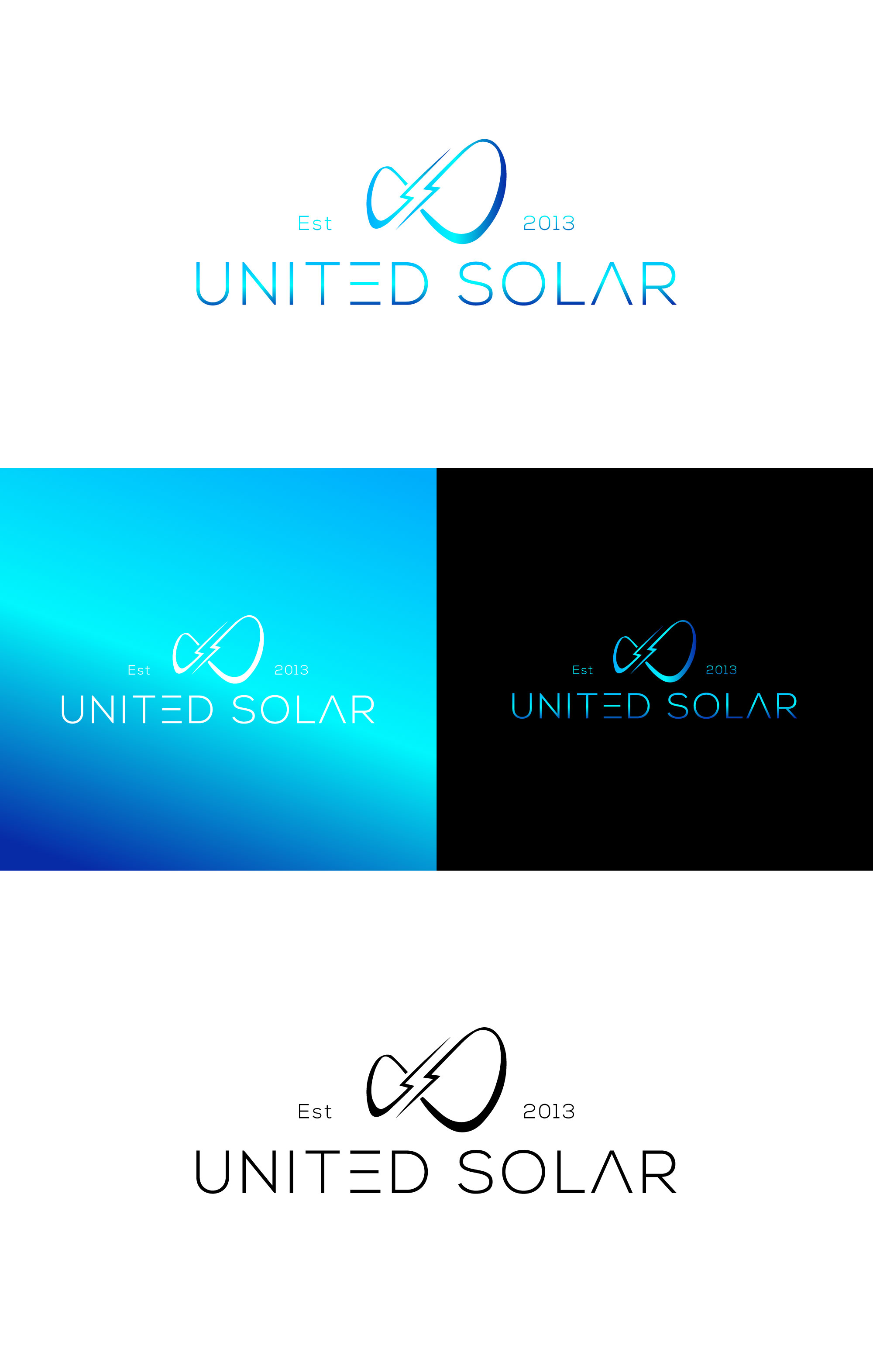 Logo Design by SK art_pro for United Solar & Electrical | Design #29760917