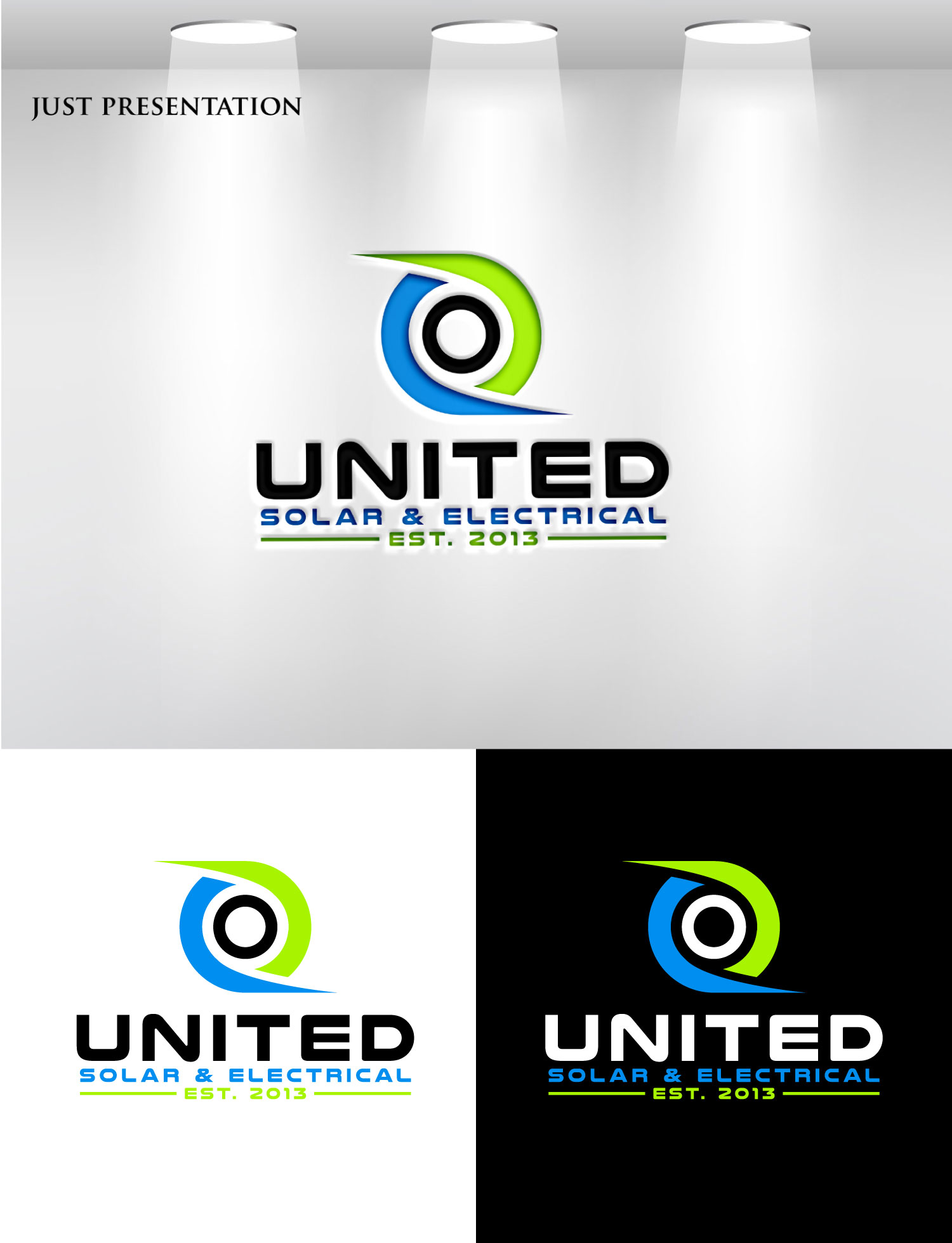 Logo Design by ax design2 for United Solar & Electrical | Design #29758927