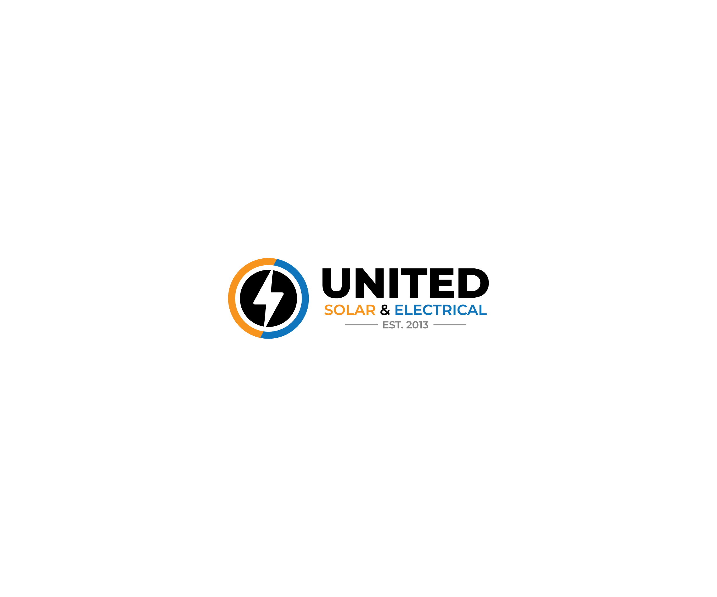 Logo Design by Editeight26 for United Solar & Electrical | Design #29760412