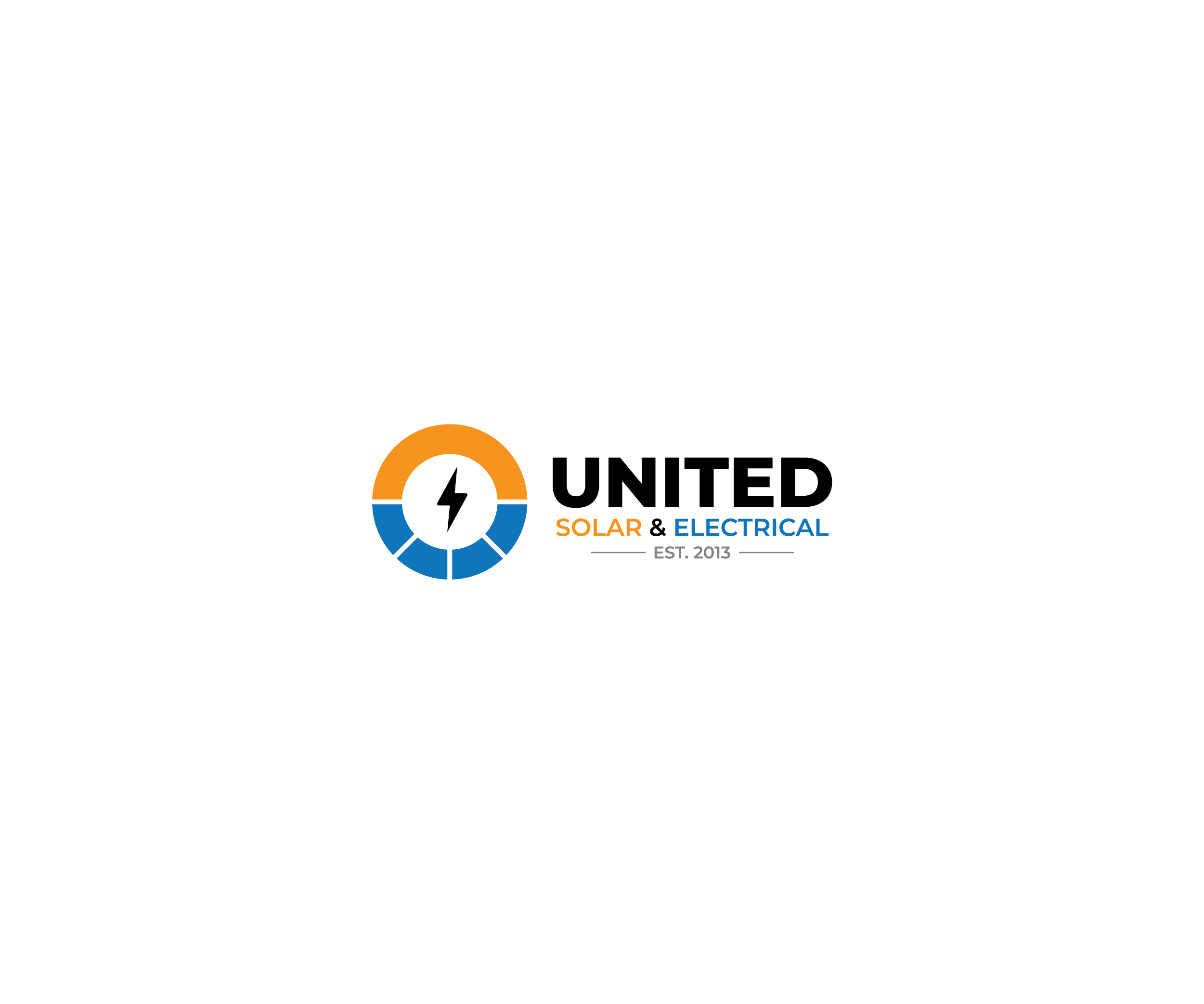 Logo-Design von Editeight26 für United Solar & Electrical | Design #29760418