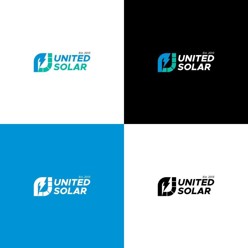 Logo Design by 3n0h99 for United Solar & Electrical | Design #29766356