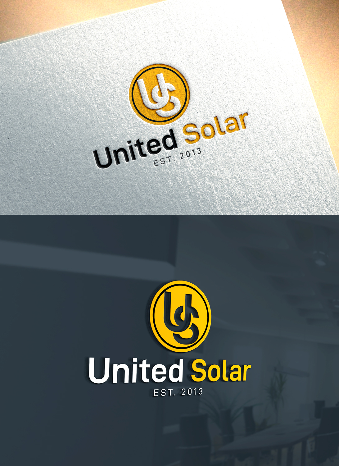 Logo-Design von RaKu 2 für United Solar & Electrical | Design #29787367