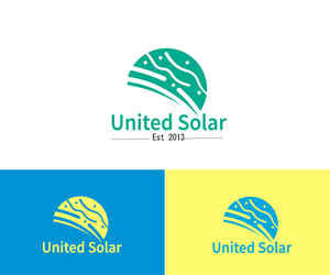 Logo Design by mushroom creation for United Solar & Electrical | Design: #29789405
