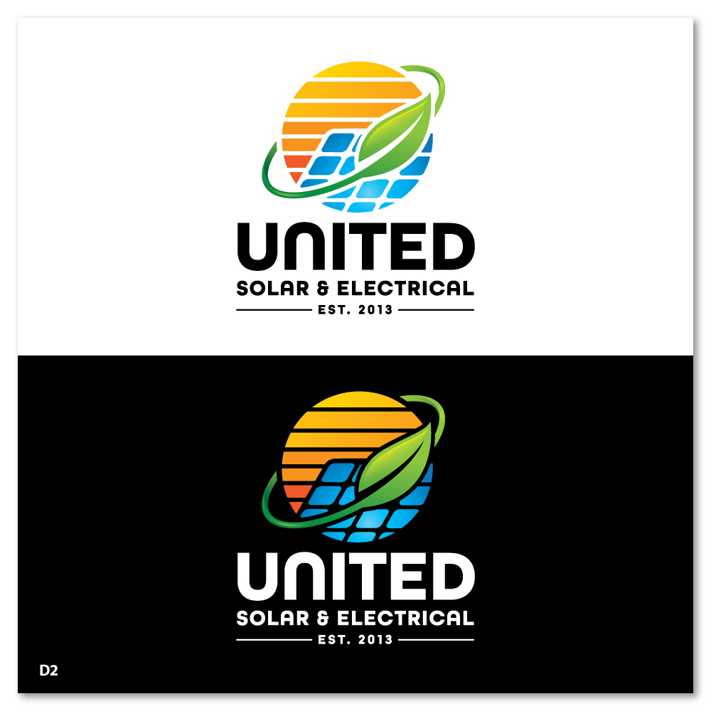 Logo Design by Sujit Banerjee for United Solar & Electrical | Design #29760612