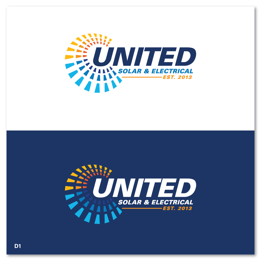 Logo Design by Sujit Banerjee for United Solar & Electrical | Design #29760614