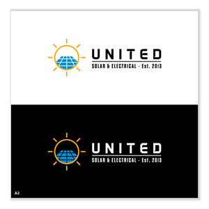 Logo Design by Sujit Banerjee for United Solar & Electrical | Design: #29760615