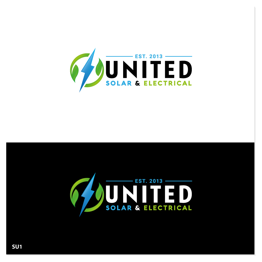 Logo Design by Sujit Banerjee for United Solar & Electrical | Design #29760617