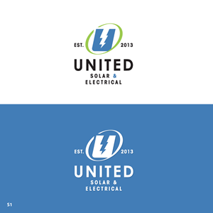 Logo Design by Sujit Banerjee for United Solar & Electrical | Design: #29760618