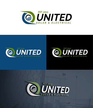 Logo Design by highmaxlogodesigns for United Solar & Electrical | Design: #29759694
