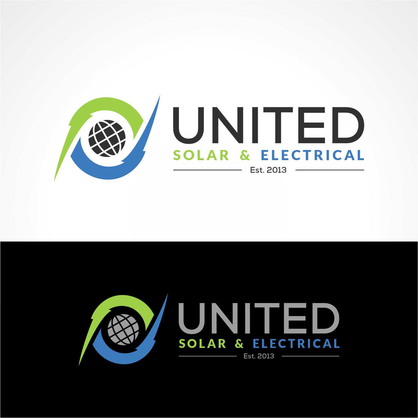 Logo Design by creative.bugs for United Solar & Electrical | Design #29760358