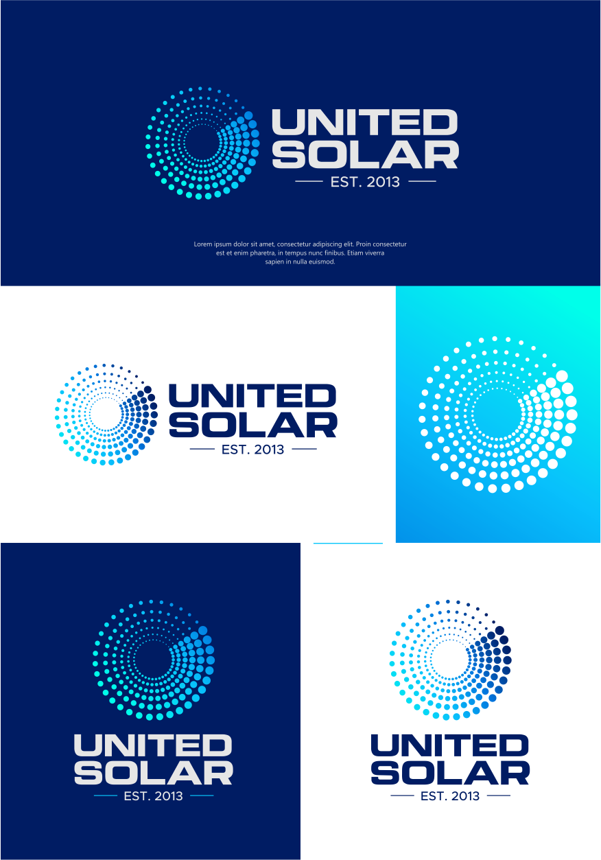 Logo Design by artswolf for United Solar & Electrical | Design #29770725