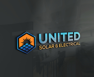 Logo Design by aexoagency for United Solar & Electrical | Design: #29761385