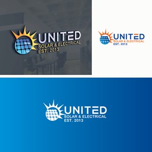 Logo Design by AL-BARAKAH for United Solar & Electrical | Design: #29760290