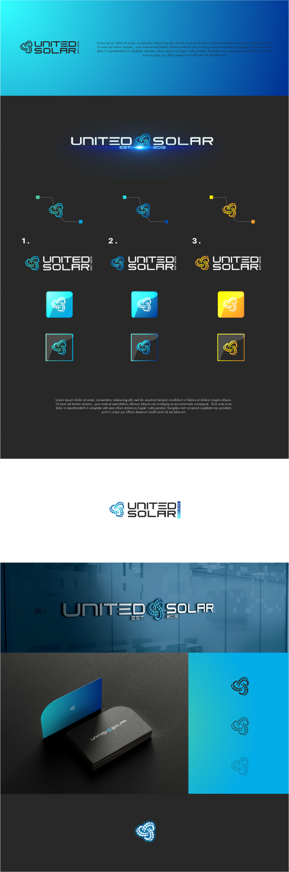 Logo Design by saifysyed Studio for United Solar & Electrical | Design #29766249