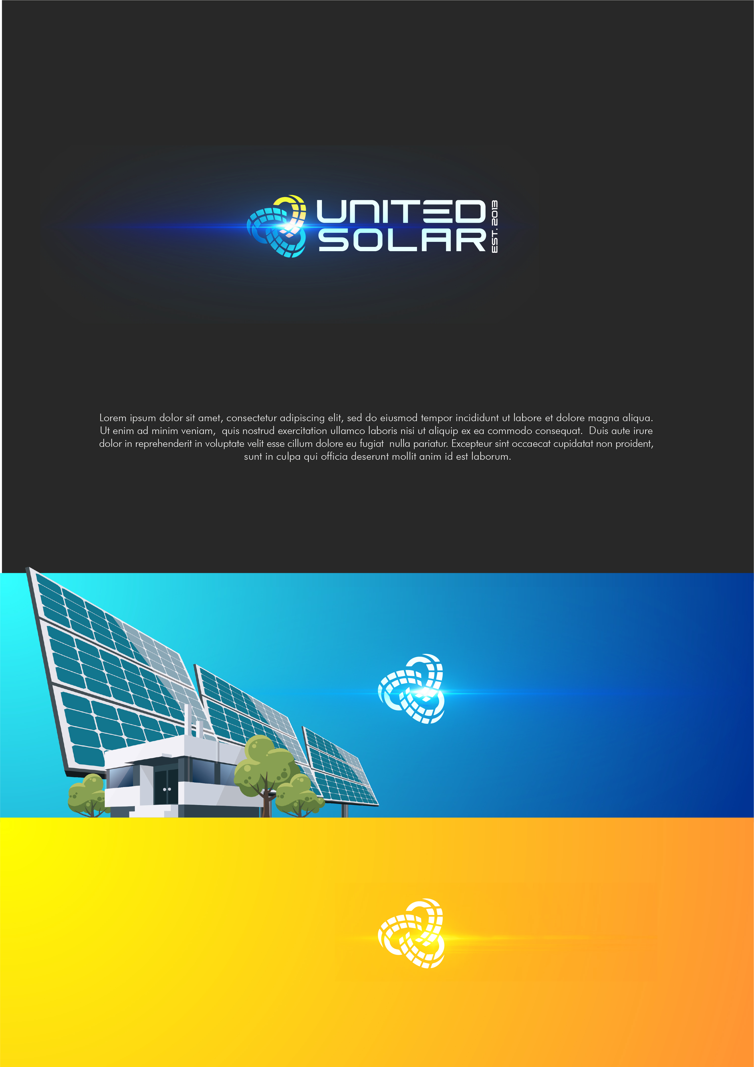 Logo Design by saifysyed Studio for United Solar & Electrical | Design #29798340