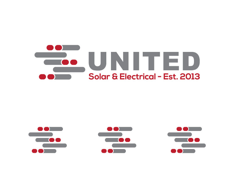 Logo Design by dg2 for United Solar & Electrical | Design #29758879