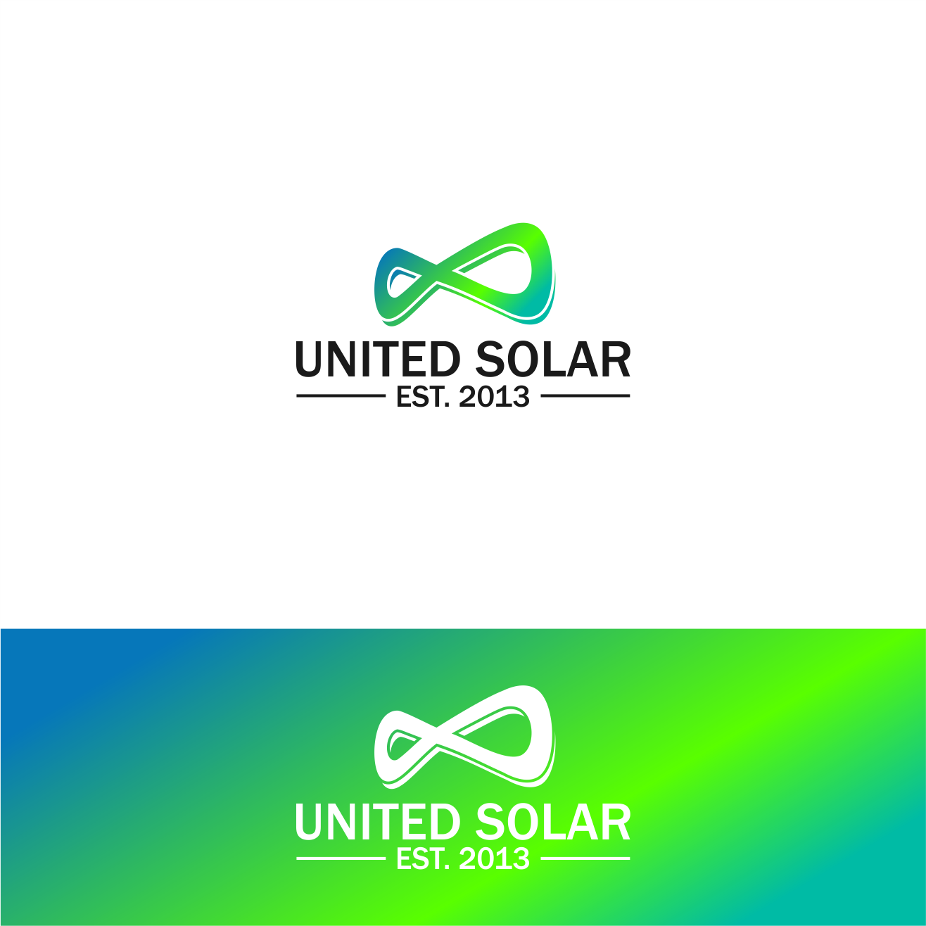Logo Design by Ad1Fa26 for United Solar & Electrical | Design #29765781