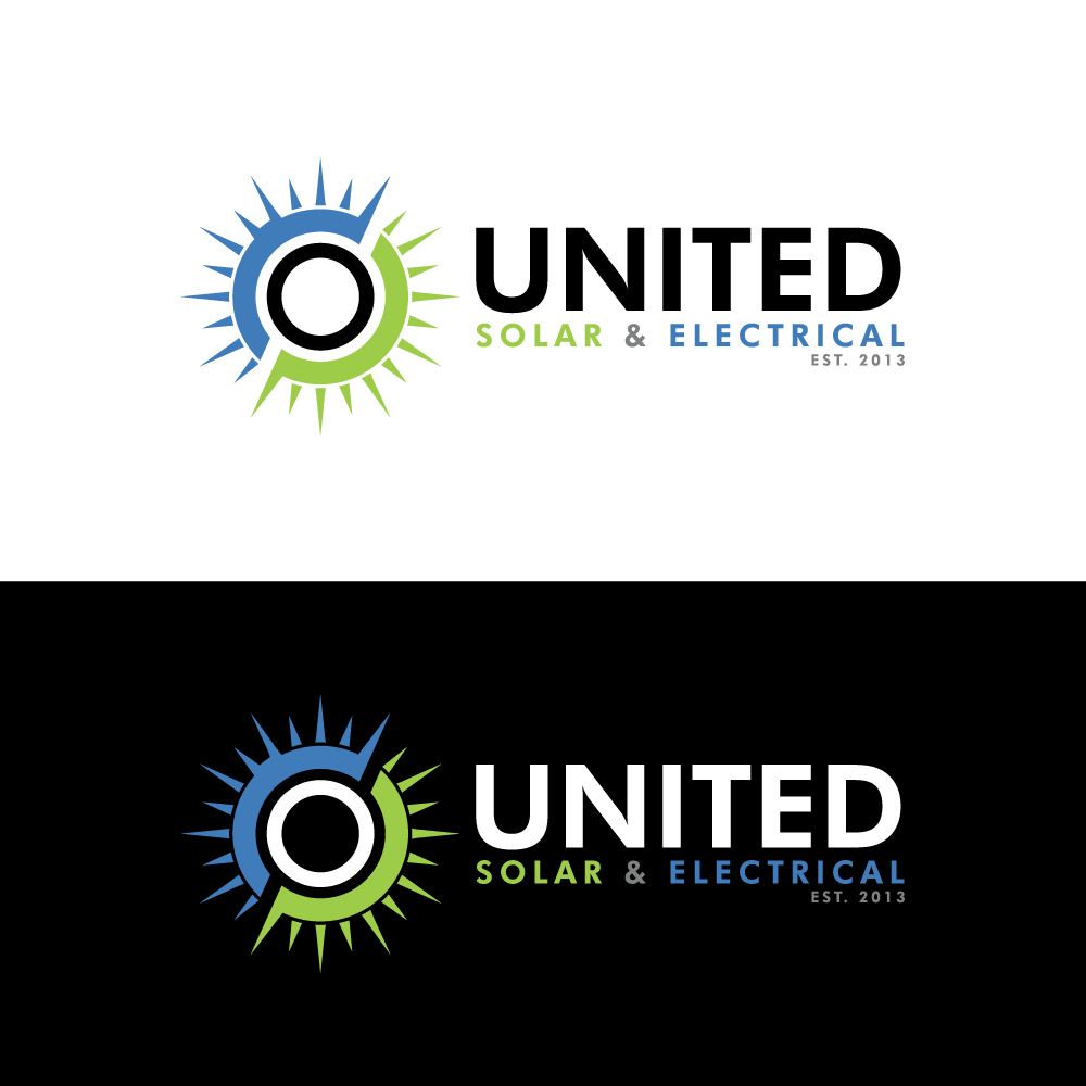 Logo-Design von AlphabetZero.co.uk für United Solar & Electrical | Design #29775985