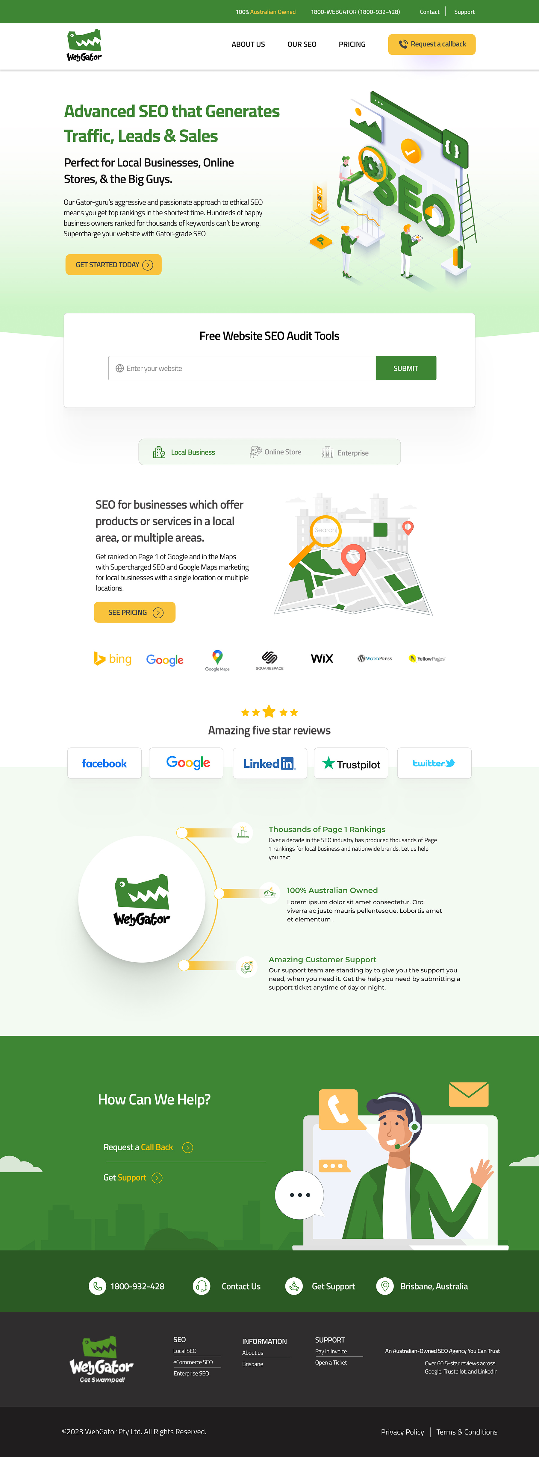 Web Design by DeriMH for Webgator Pty Ltd | Design #29777723