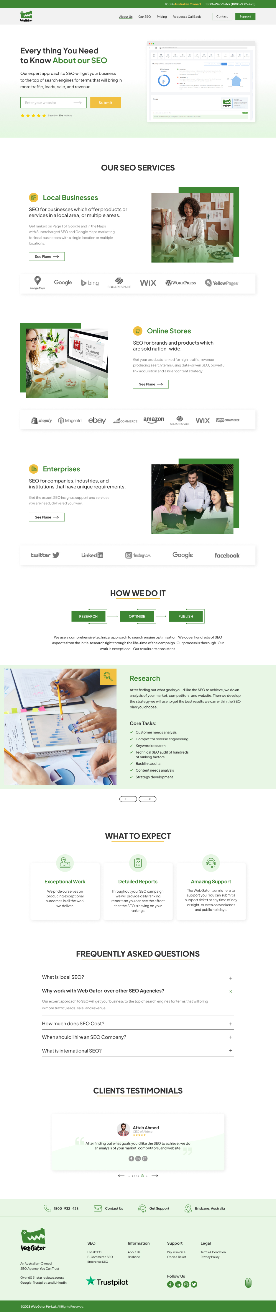 Web-Design von Zohaib Bilal für Webgator Pty Ltd | Design #29793963