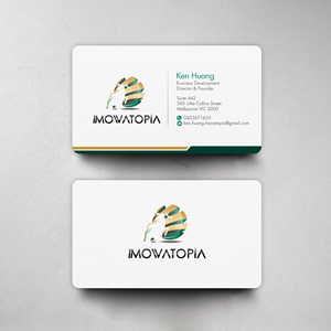 Business Card Design by chandrayaan.creative for this project | Design: #29765449