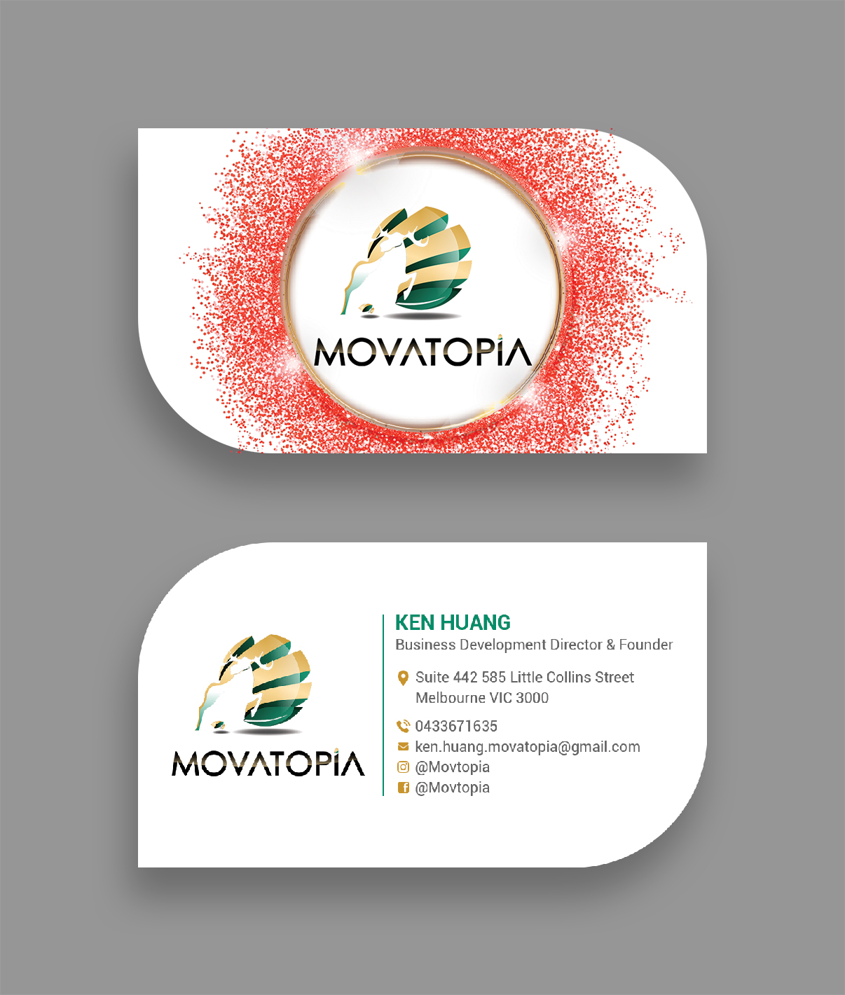 Business Card Design by DesignShout for this project | Design #29766323